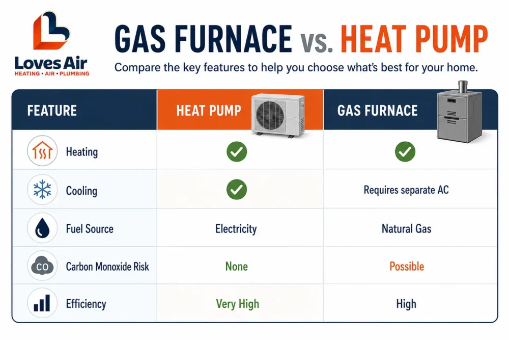 Gas Furnace vs Heat Pumps - Comparison